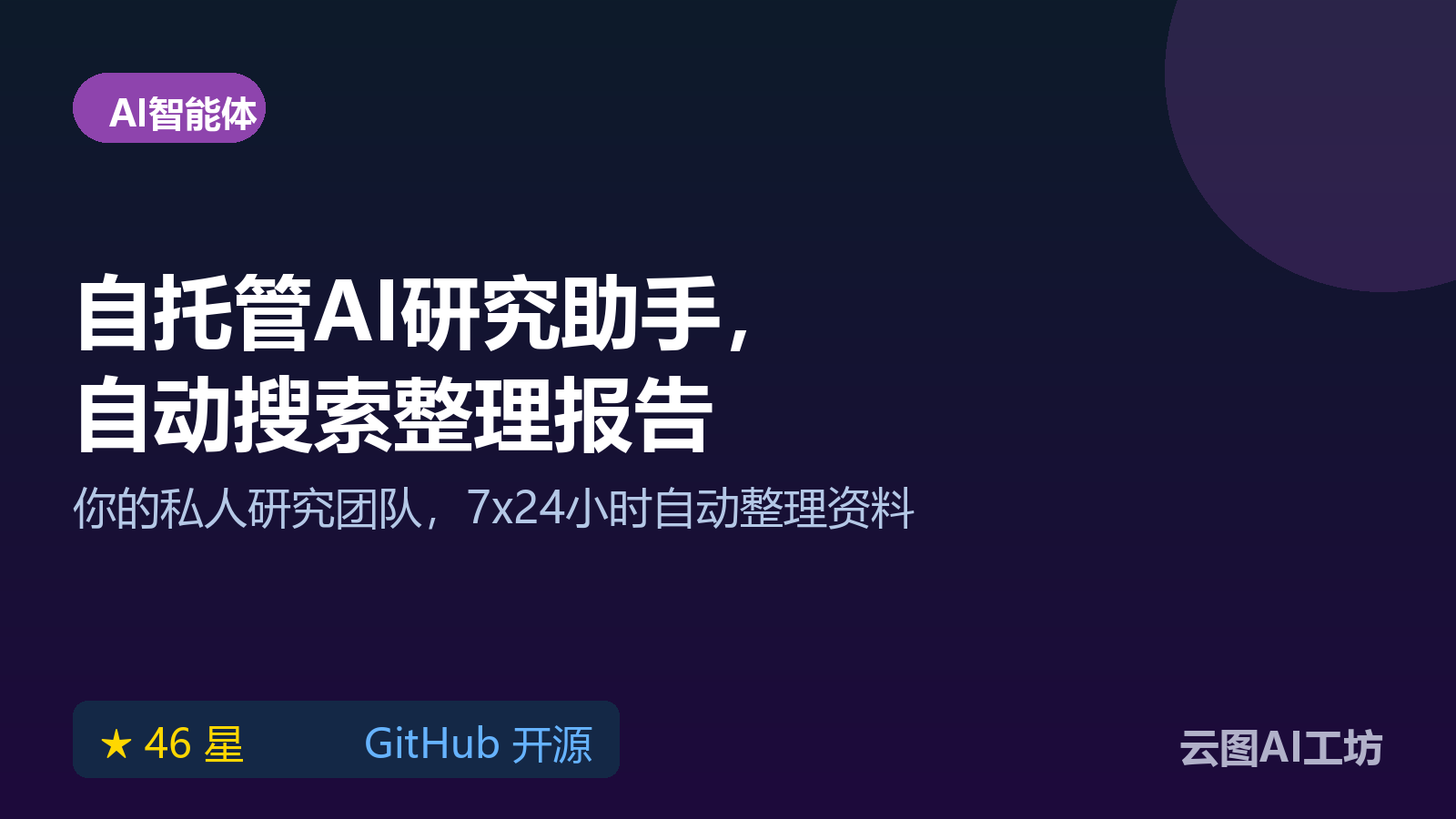 Miniscira 自托管 AI 研究助手：开源工具自动搜索并整理报告与调研资料