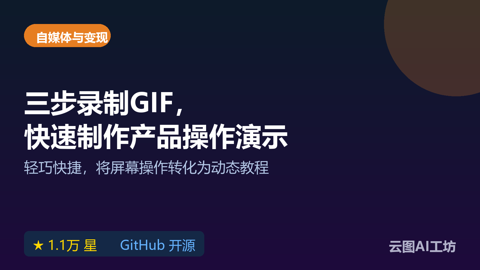 录屏转GIF怎么做:Peek框选区域直接出图